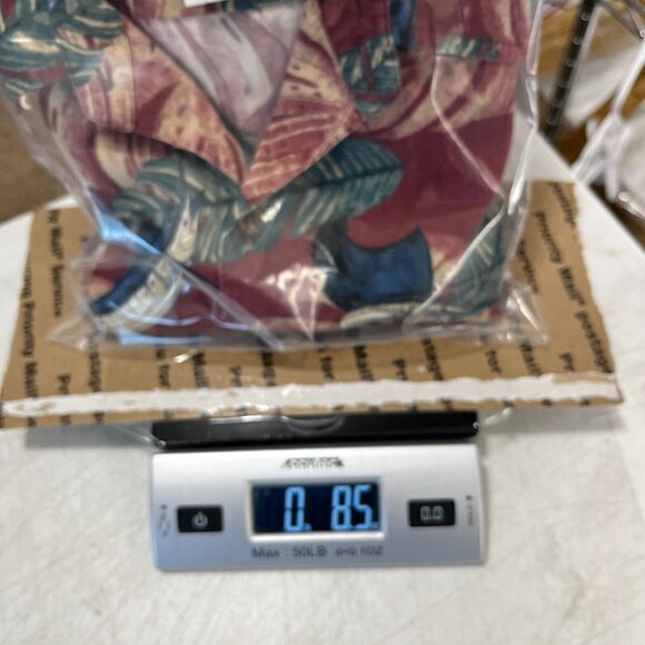 GUY HARVEY SHIRT MENS M RED HAWAIIAN MARLIN AFTCO BLUEWATER LOOSE EASY-CARE CAMP - Picture 10 of 10